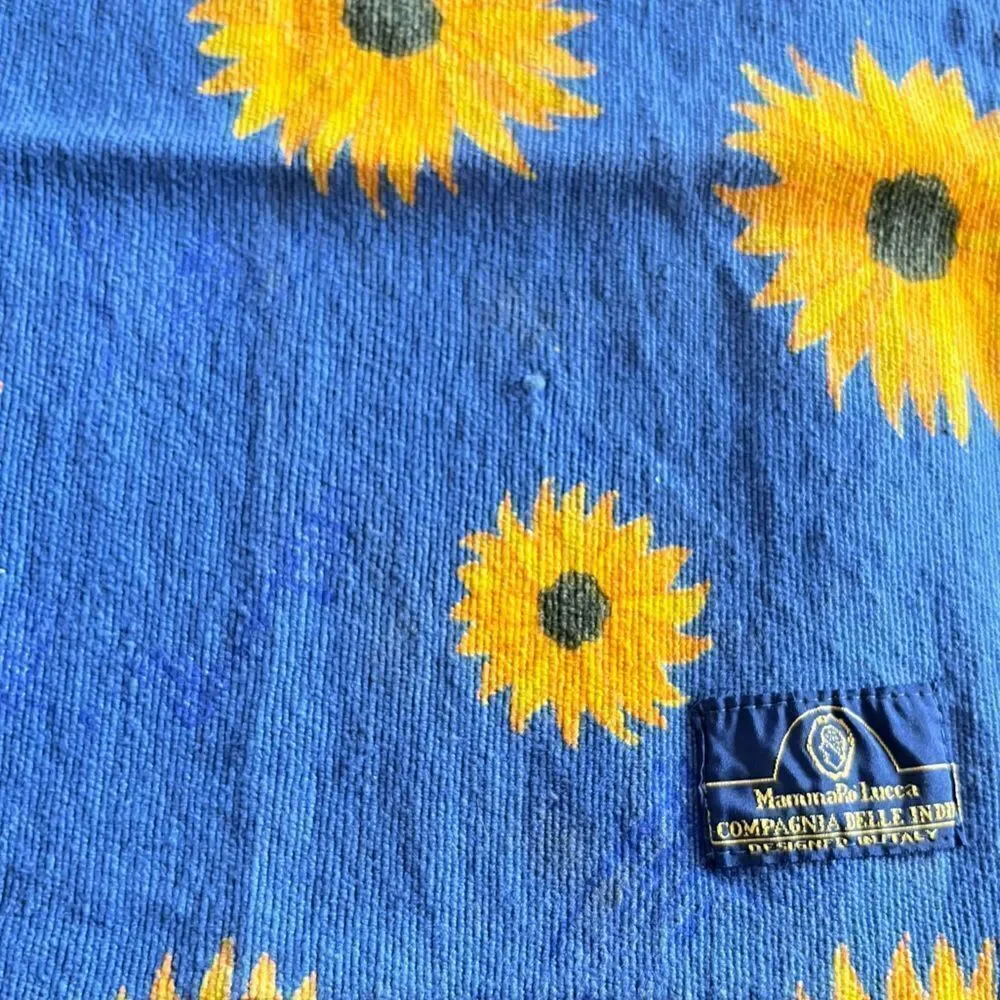 MammaRo’ Lucca Sunflower Print Cloth Napkin Set (5)